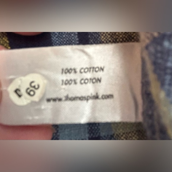 Thomas Pink | PINK men’s plaid shirt. Size: L - Picture 13 of 16